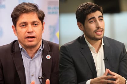 Axel Kicillof y Facundo Moyano