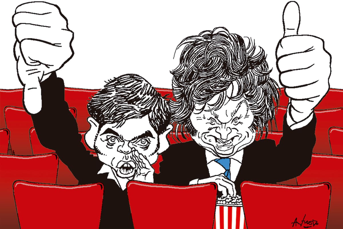 Axel Kicillof y Javier Milei
