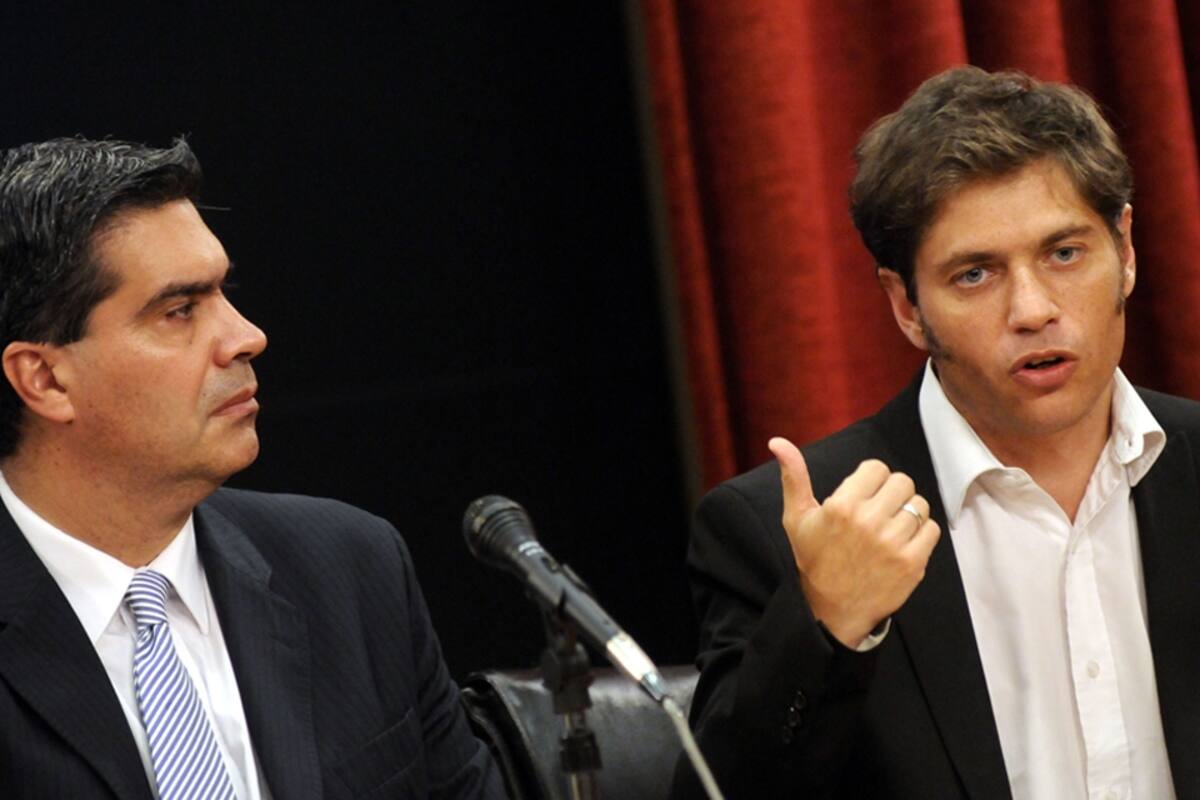 AXEL KICILLOF Y JORGE CAPITANICH