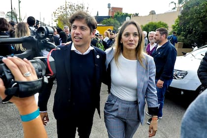 Axel Kicillof y Malena Galmarini