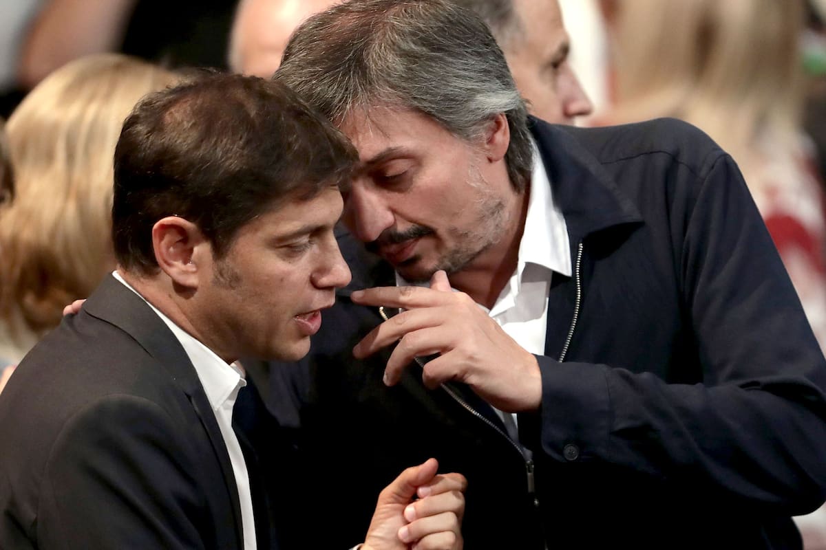 Axel Kicillof y Máximo Kirchner