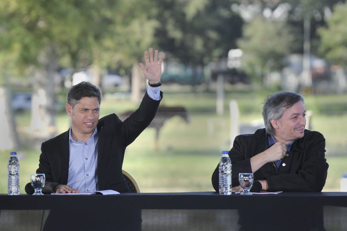 Axel Kicillof y Máximo Kirchner