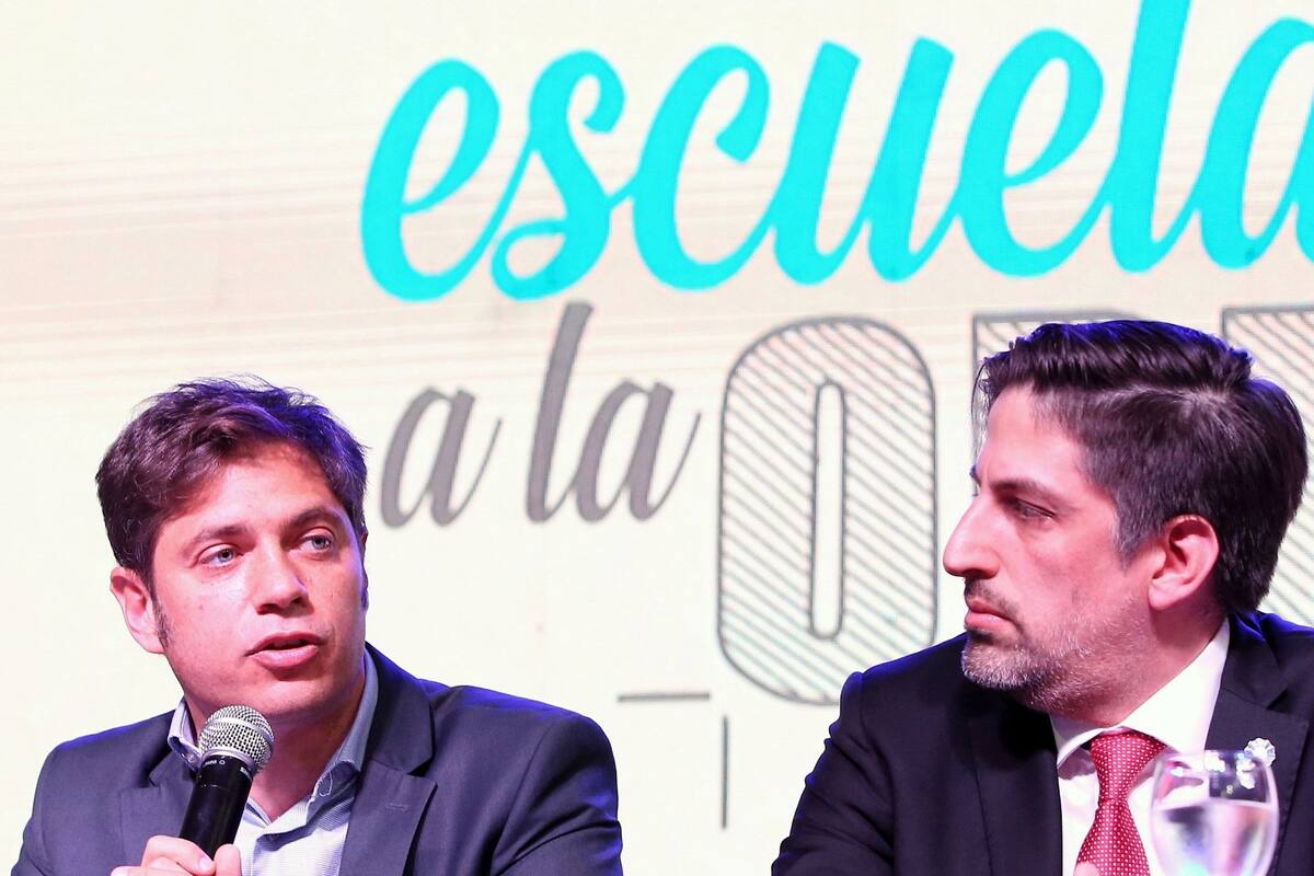 Axel Kicillof y Nicolás Trotta
