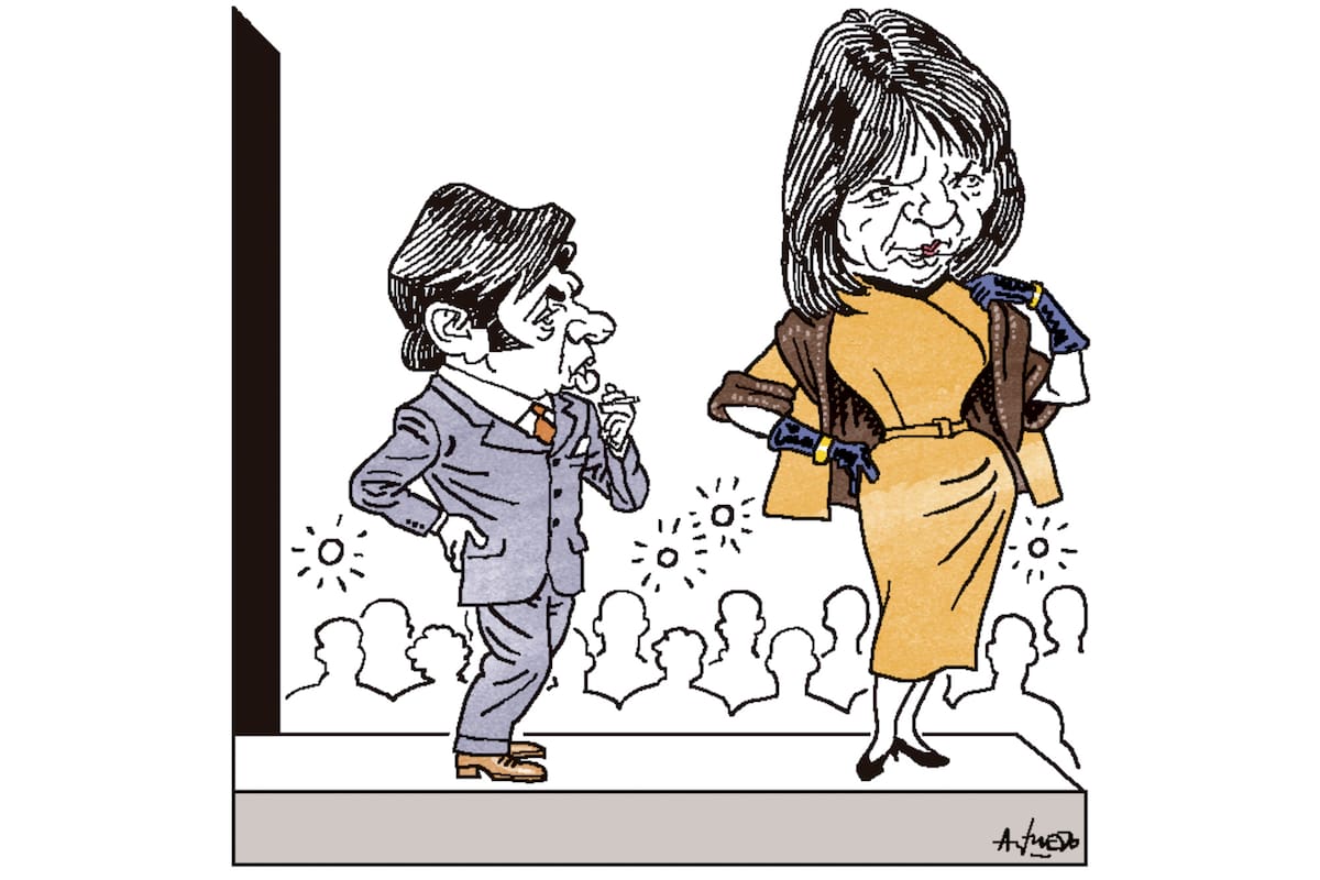 Axel Kicillof y Patricia Bullrich