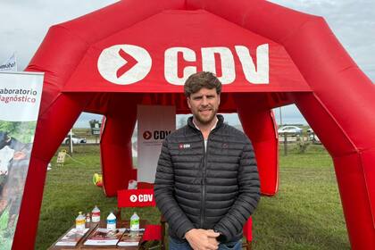 Axel Mauhourat, coordinador del Servicio Técnico de CDV en la Semana de Angus de Primavera