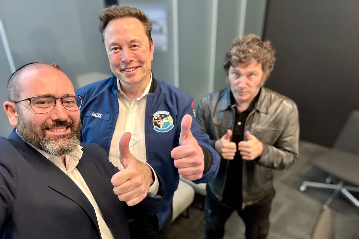 Axel Wahnish, Elon Musk y Javier Milei