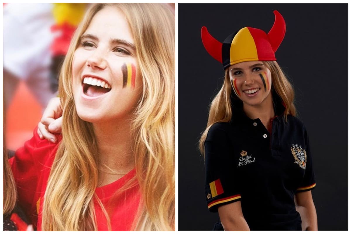 Axelle Despiegelaere, la fanática "más sexy" del Mundial 2014 de Brasil, comenzó luego una auspiciosa pero corta carrera como modelo