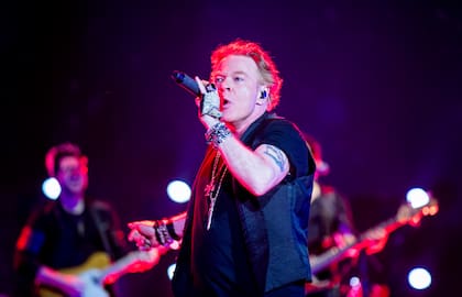 Axl Rose, vocalista de los Guns N' Roses