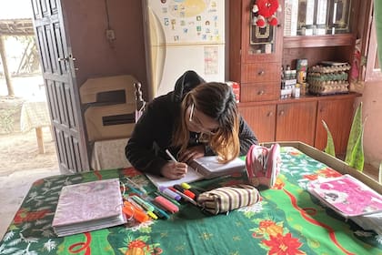 Ayelén es muy aplicada en la escuela, le encantan las matemáticas y quiere seguir la carrera de Psicología