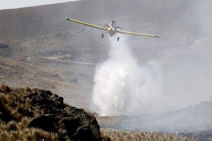 Ayer, con 35°C y ráfagas de viento de 60 kilómetros por hora, comenzaron los problemas en la zona de Traslasierra