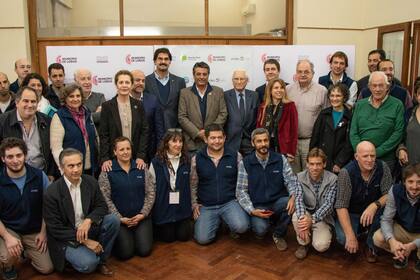 Ayer, en el lanzamiento del Censo Agropecuario