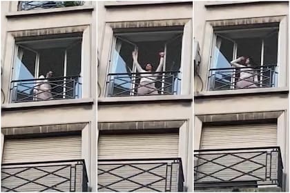 "Ayer en Recoleta": la vecina "bailarina" de Cristina Kirchner que se hizo viral (Foto: Captura de video)