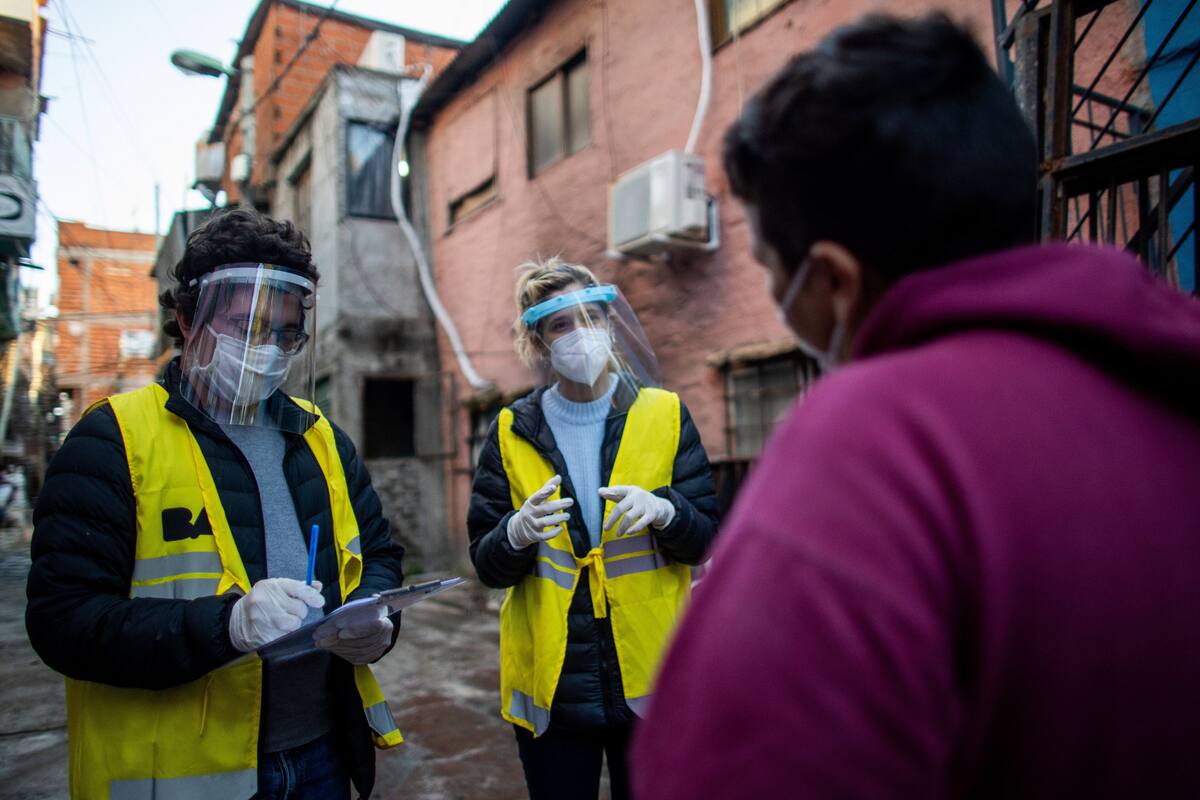Ayer fueron evaluados casi 500 vecinos de ese asentamiento porteño