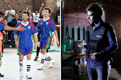 Ayer, futbolista; hoy, policía. Así mutó el personaje de Nicolás Cabré, mientras la telenovela pasó de ser una comedia a un drama