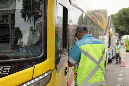Ayer, hubo controles en las estaciones