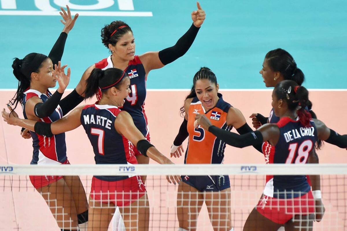 Ayer jugó República Dominicana en el Mundial de Voleibol. Y todo indica que Gordon se enamoró de una.