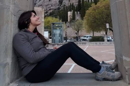 Aylen cumplió su sueño de salir a recorrer el mundo, aunque considera que los paisajes más lindos son los argentinos.
