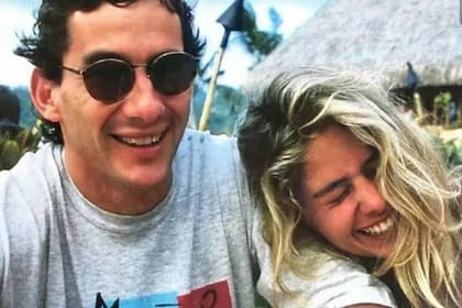 Ayrton Senna y Adriane Galisteu, una pareja que enamoró a todo el circuito de la Fórmula 1