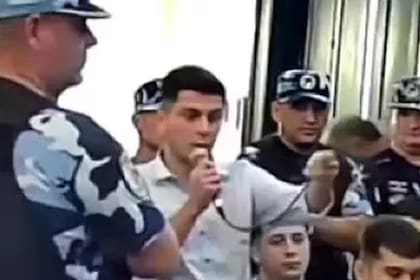 Ayrton Viollaz, al decir las "últimas palabras" al Tribunal