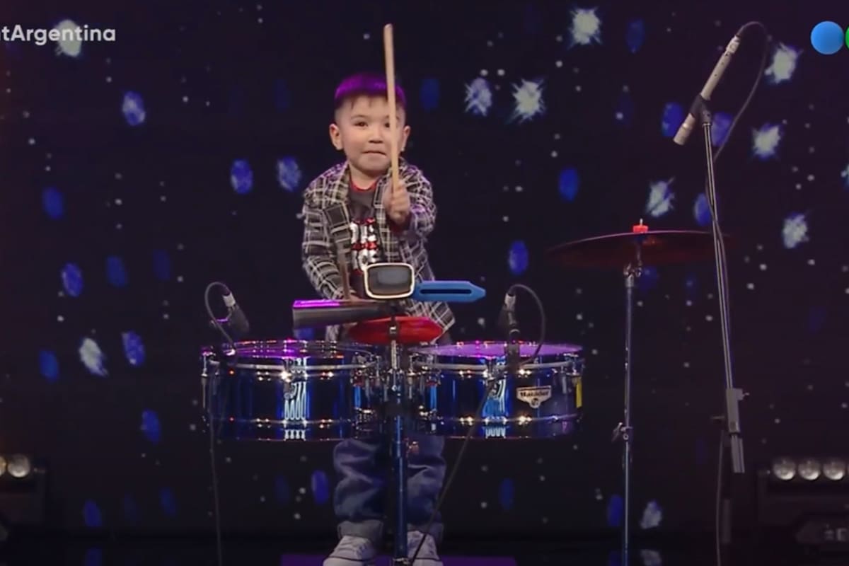 Aythan Valentín Arias volvió a sorprender al jurado en la segunda ronda y se llevó uno de los mejores regalos de una de ellos (captura TV)