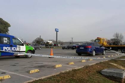 El tiroteo fue en el playón de una estación de servicio