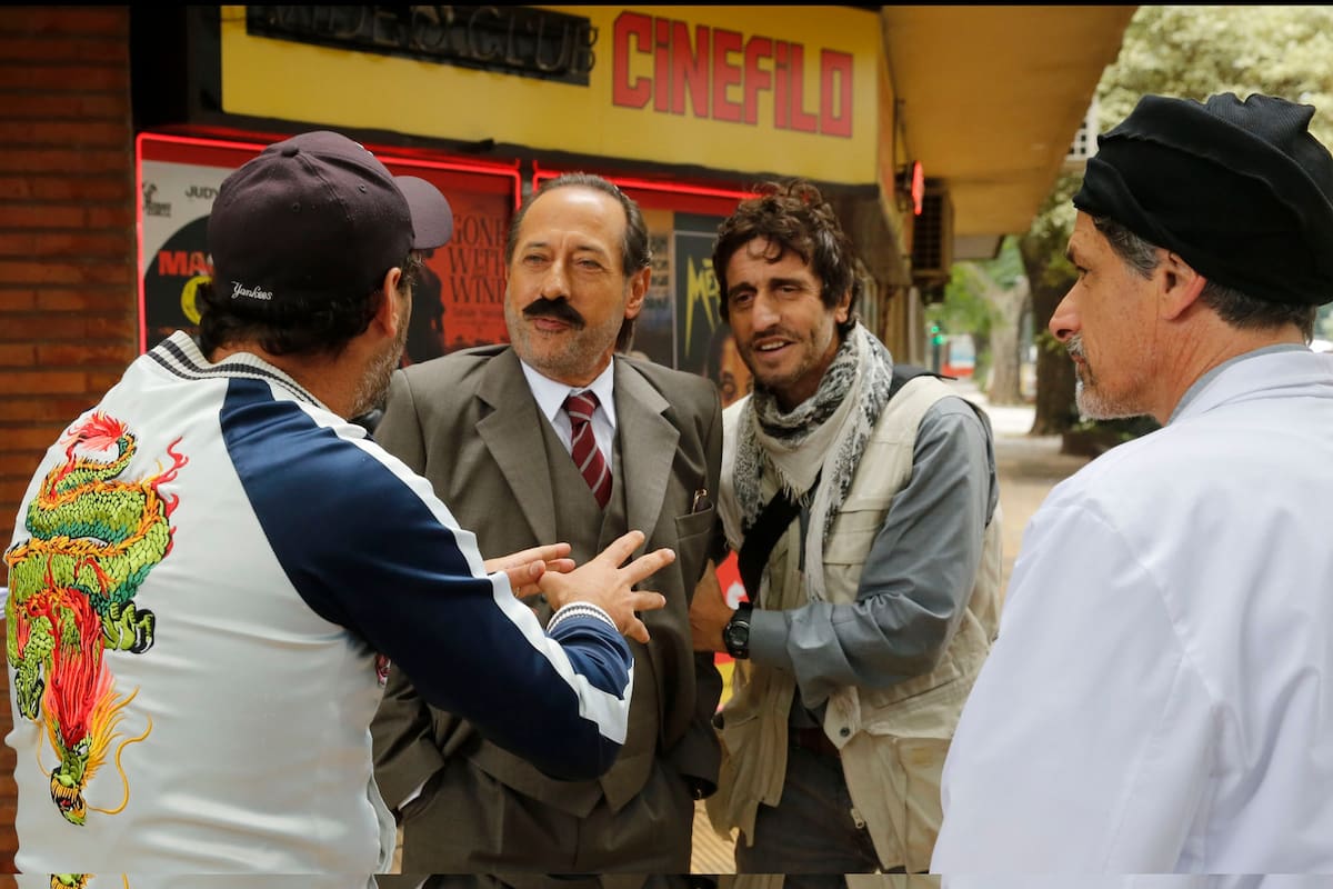 Bacstage de la pelicula El Robo del Siglo con Guillermo Francella y Diego Peretti