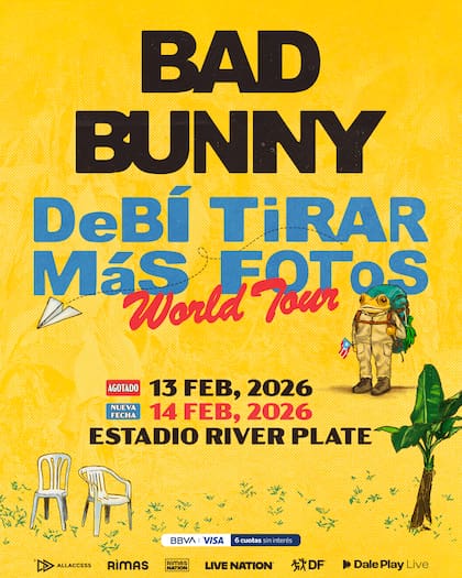 Bad Bunny agotó su primer River Plate y suma una nueva fecha en la Argentina