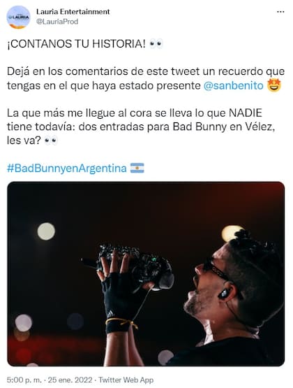 Bad Bunny fan argentino (Foto: Twitter)