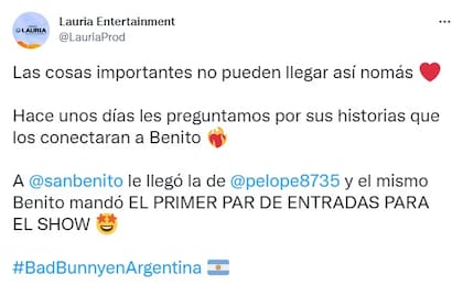 Bad Bunny fan argentino (Foto: Twitter)