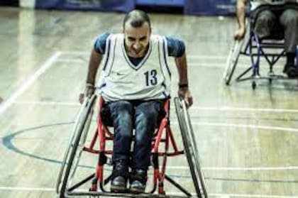 Bader, jugando básquet (Naciones Unidas)