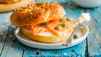 Bagel and lox