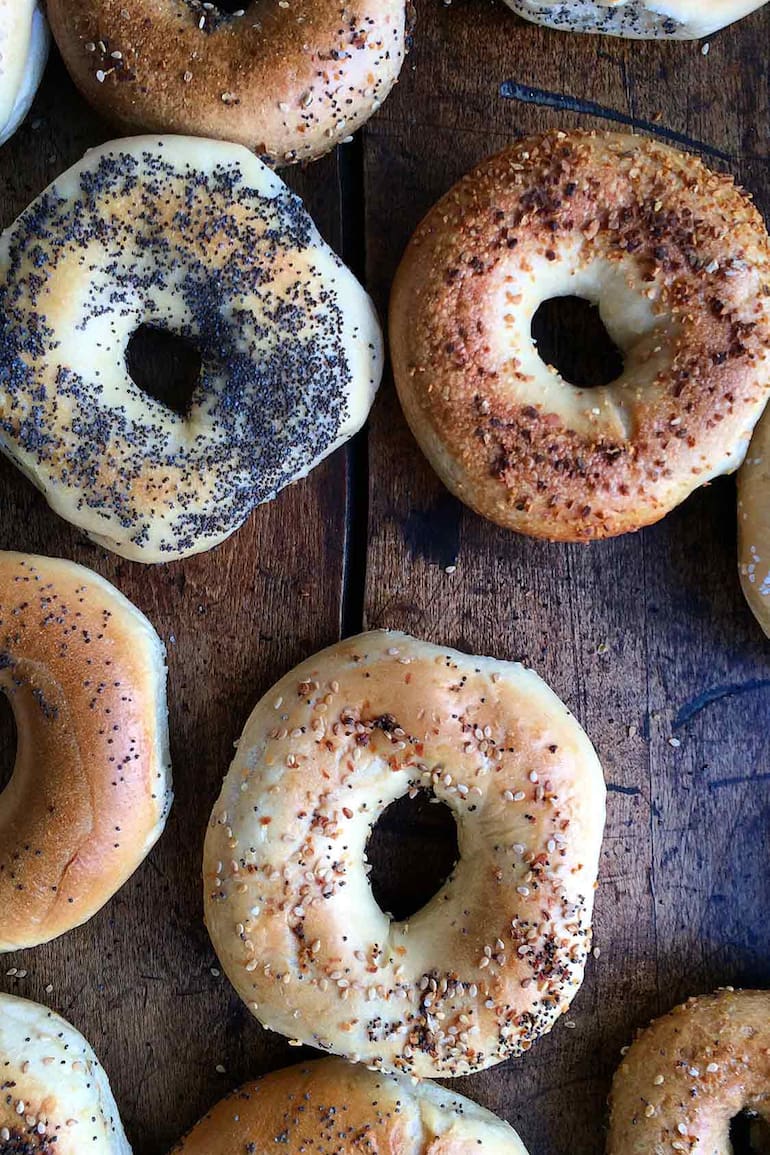 Bagels de Russ and Daughters.