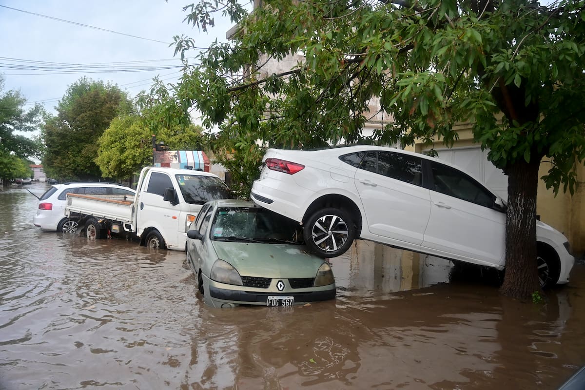 Bahía Blanca, bajo el agua