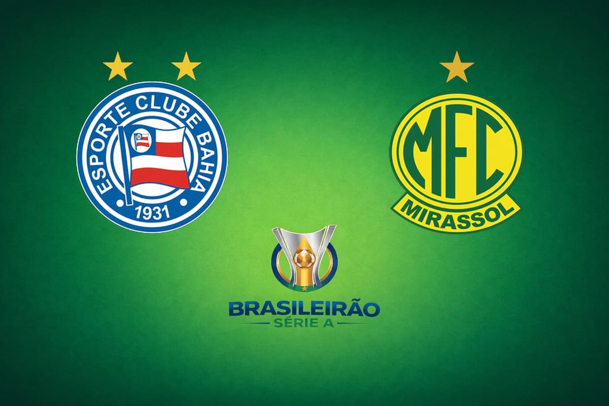 Bahia vs. Mirassol, Brasileirao Serie A 2026: día, hora y cómo seguir online