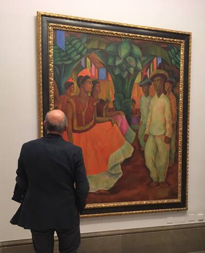 Baile de Tehuantepec, de Diego Rivera, es la estrella de la muestra de la colección Costantini