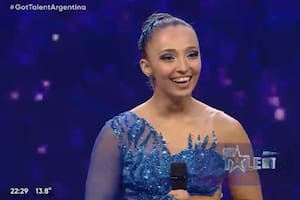 Bailó danza clásica, hizo llorar al jurado y recibió el último botón dorado de Got Talent Argentina. (Foto: Captura Telefe)