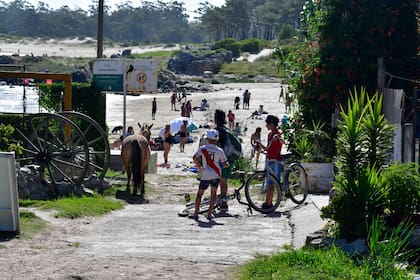 Bajada de la playa de Santa Catalina