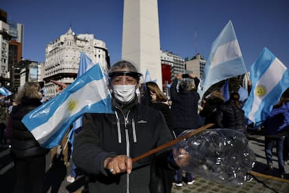 Bajo la consigna #19S, en las redes sociales se llamó a protestar desde las 16 horas