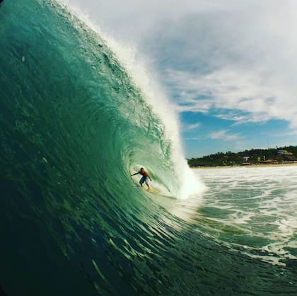 Balado era un apasionada del surf