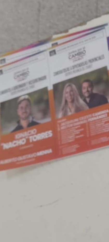 Balas sobre la boleta de Ignacio "Nacho" Torres