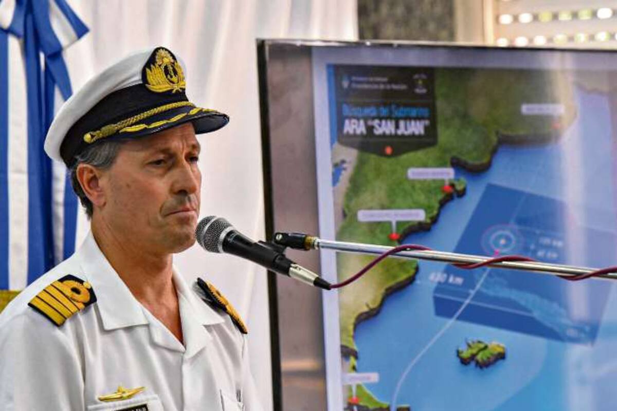 Balbi fue la cara visible de la Armada durante los días más agitados de la búsqueda del ARA San Juan