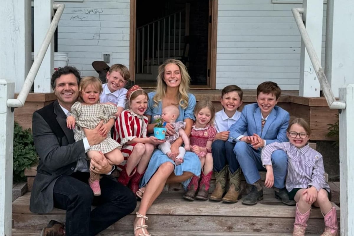 Ballerina Farm, una de las influencers más reconocidas, junto a su familia.