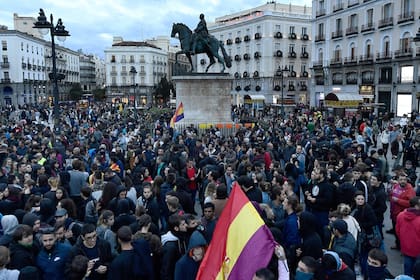 Banderas republicanas en Madrid