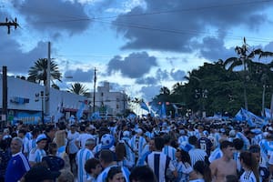Multitudinarios banderazos en Miami antes del partido contra Cabo Verde