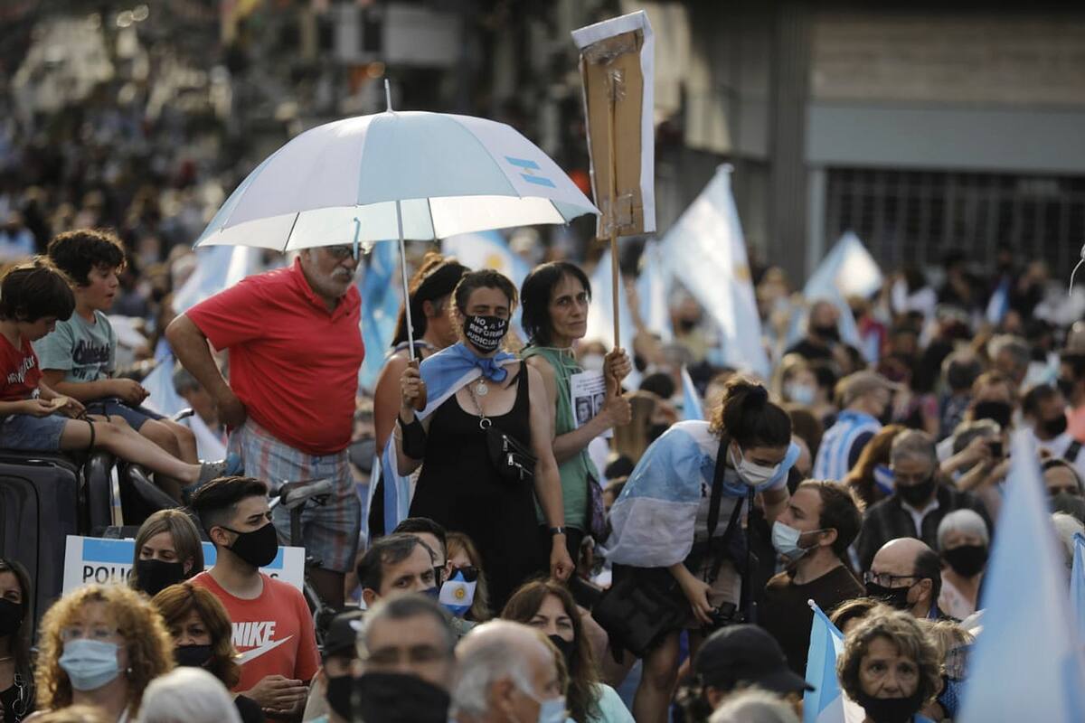 Banderazo #8N en el Obelisco.