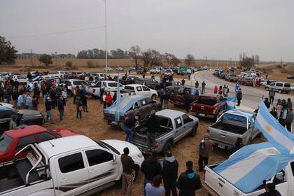 Banderazo en Bell Ville, Córdoba