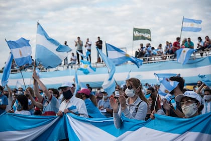 En 2020, en plena pandemia, hubo banderazos ante el intento del gobierno de Alberto Fernández de expropiar la empresa