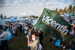 El año pasado hubo diversos banderazos cuando el Gobierno quiso expropiar Vicentin