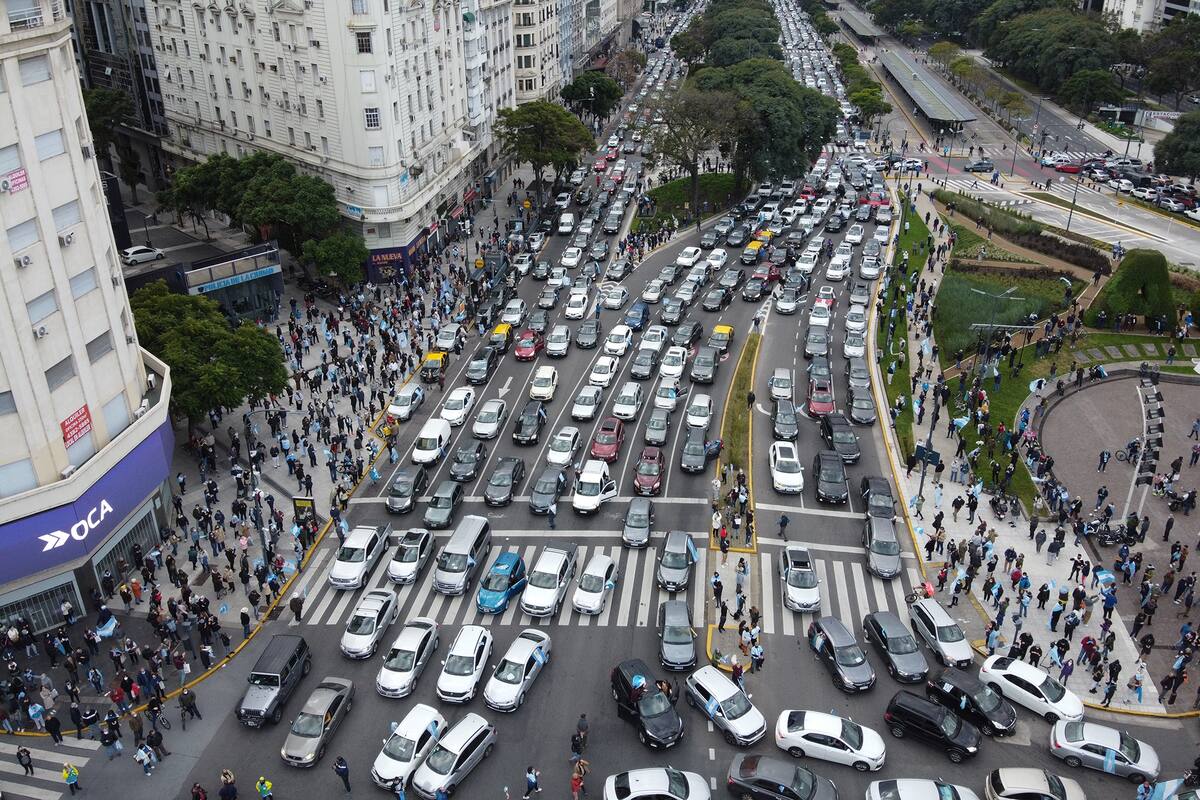 Banderazo en el Obelisco