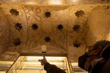 Baños árabes descubiertos en las obras de la cervecería Giralda, en Sevilla
